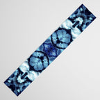 Tie Dye Linen Ikat Table Runner Gallery Image 3