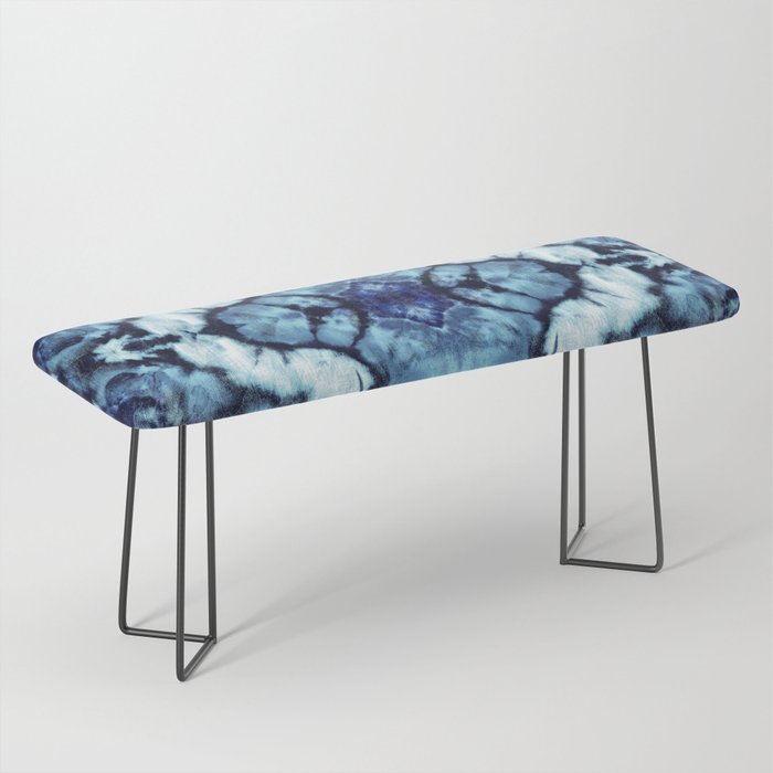 Tie Dye Linen Ikat Bench Gallery Image 1