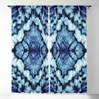 Tie Dye Linen Ikat Window Curtain Gallery Image 5