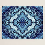 Tie Dye Linen Ikat Jigsaw Puzzle Gallery Image 1