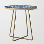 Tie Dye Linen Ikat Side Table Gallery Image 1