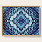 Tie Dye Linen Ikat Serving Tray Gallery Image 1