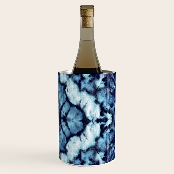 Tie Dye Linen Ikat Wine Chiller Gallery Image 3
