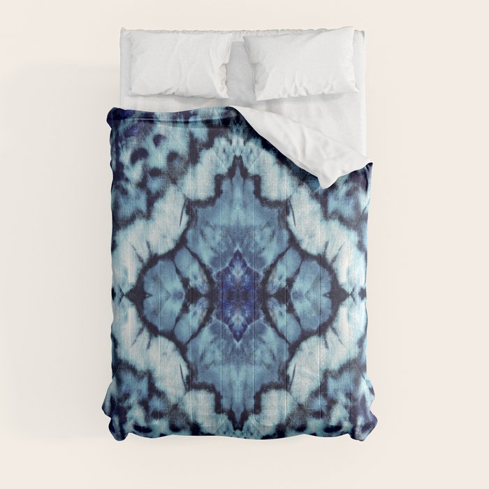 Tie Dye Linen Ikat Comforter Gallery Image 8