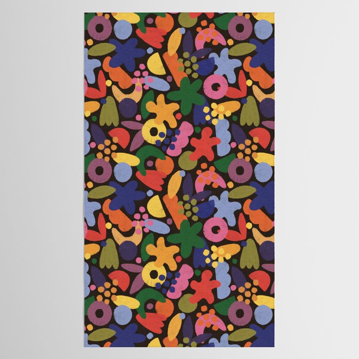 Bright Abstract Pattern #2 Tablecloth Gallery Image 2