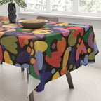 Bright Abstract Pattern #2 Tablecloth Gallery Image 3