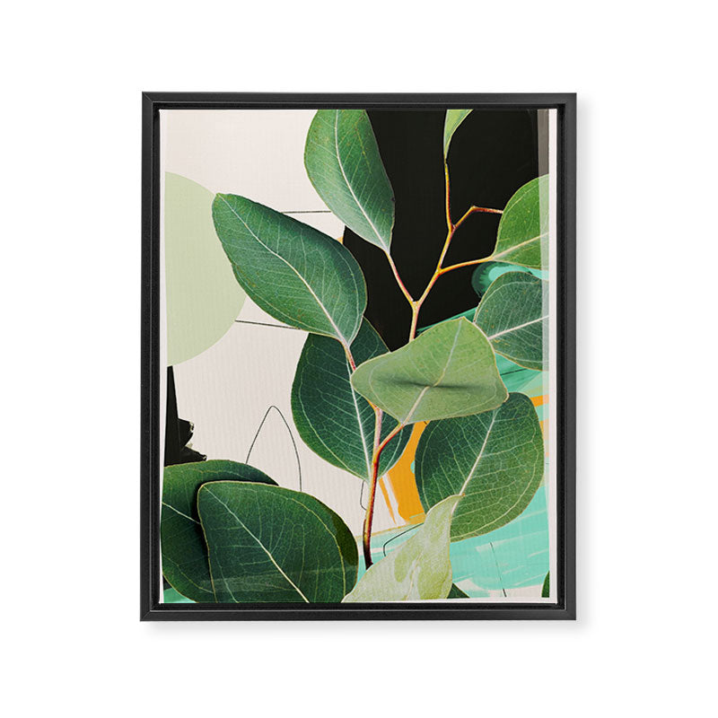 Abstract Botanical 3 Framed Canvas Print Gallery Image 6