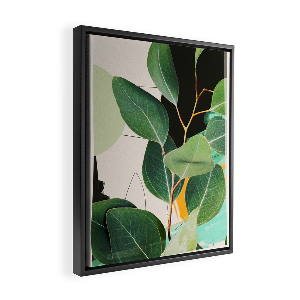 Abstract Botanical 3 Framed Canvas Print Gallery Image 2