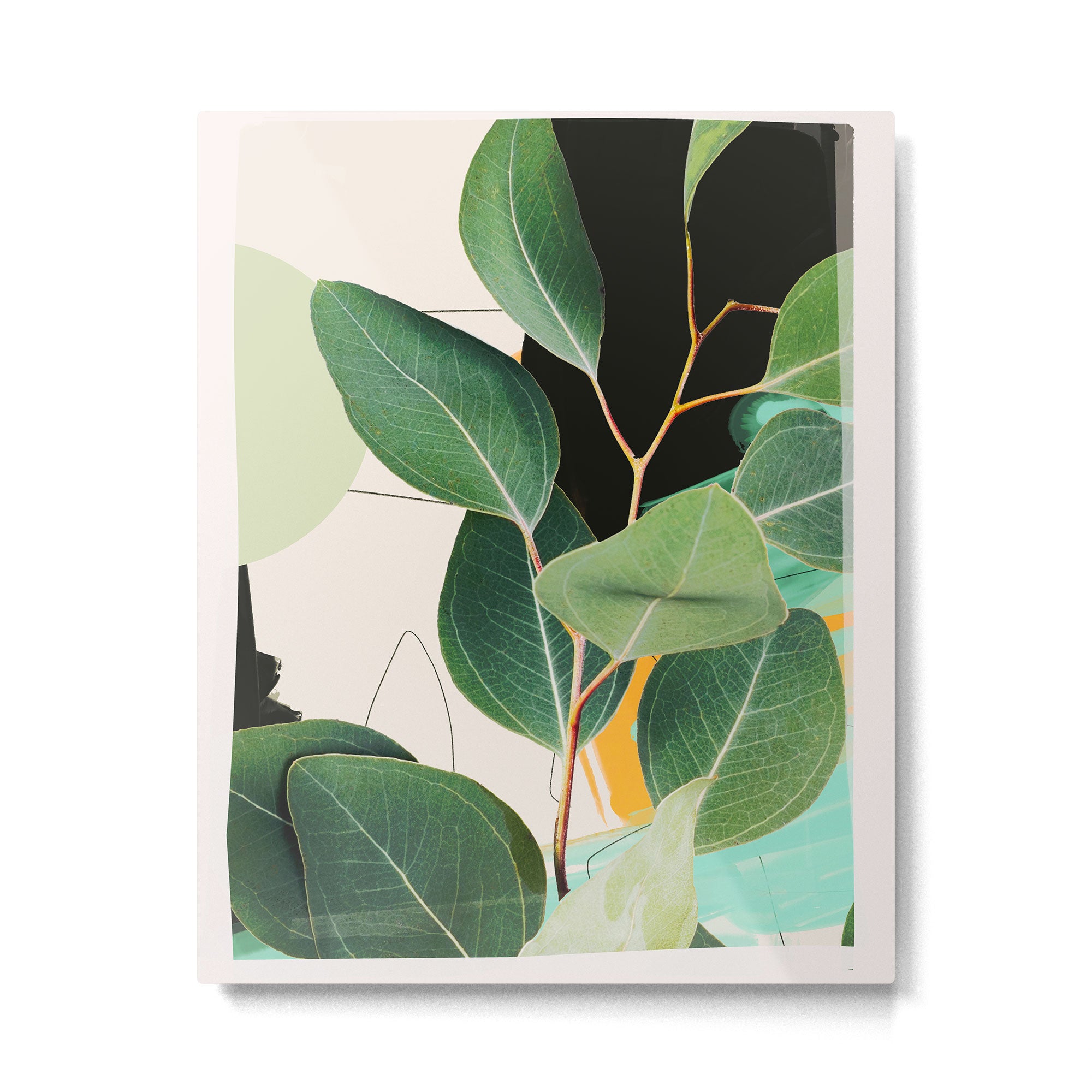 Abstract Botanical 3 Metal Print Gallery Image 4