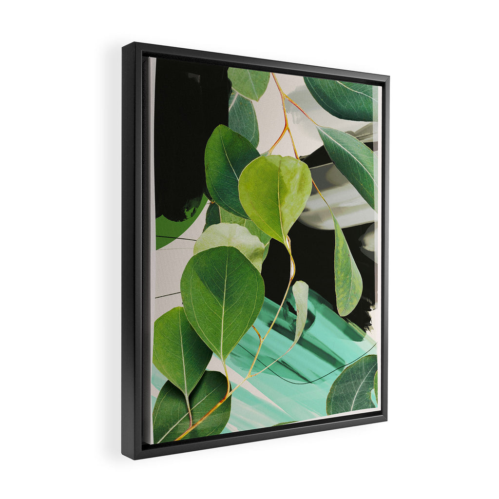 Abstract Botanical 4 Framed Canvas Print Gallery Image 2