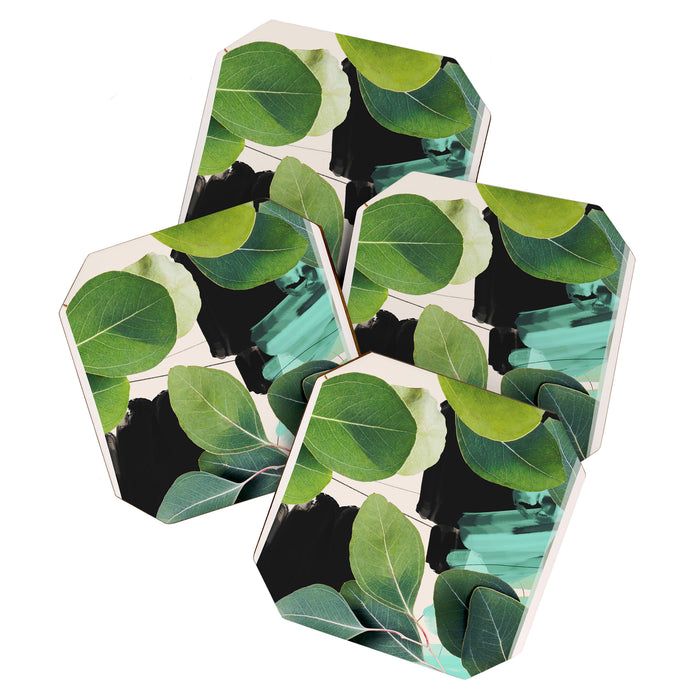 Abstract Botanical  Coaster Gallery Image 1