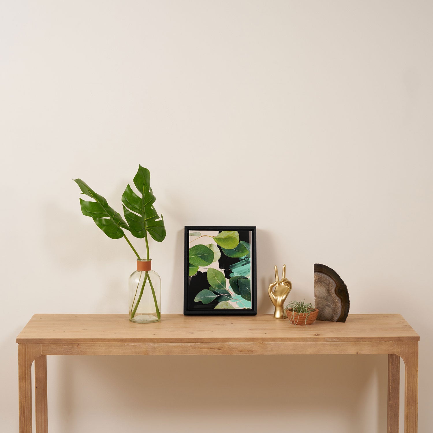 Abstract Botanical  Framed Canvas Print Gallery Image 4