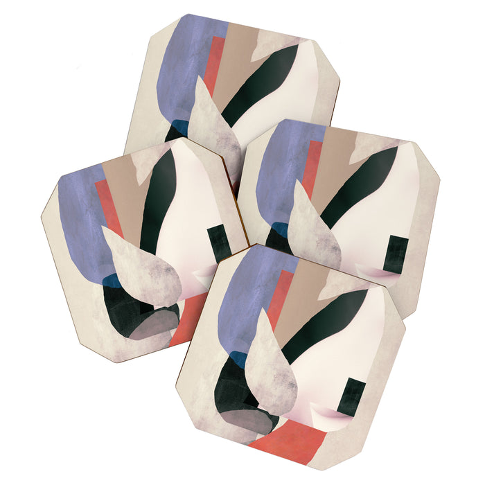 Abstract Collage 2 Coaster Gallery Image 1