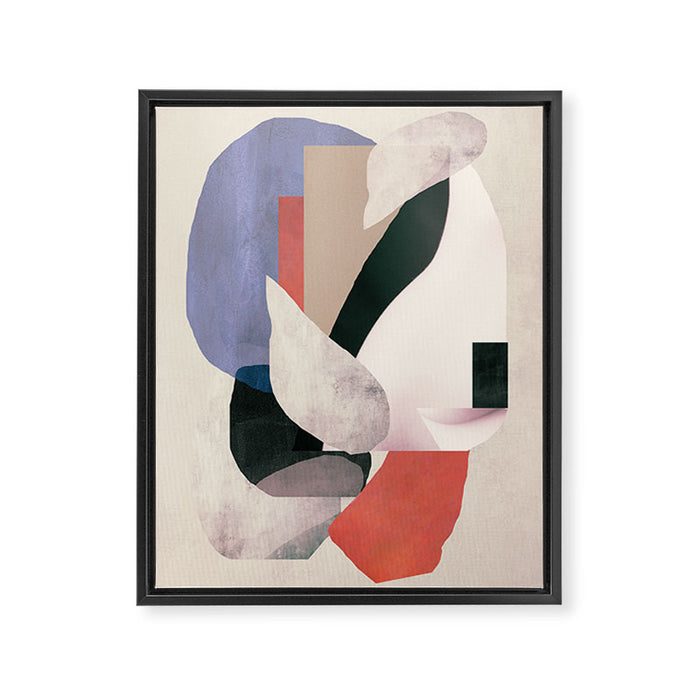Abstract Collage 2 Framed Canvas Print Gallery Image 1