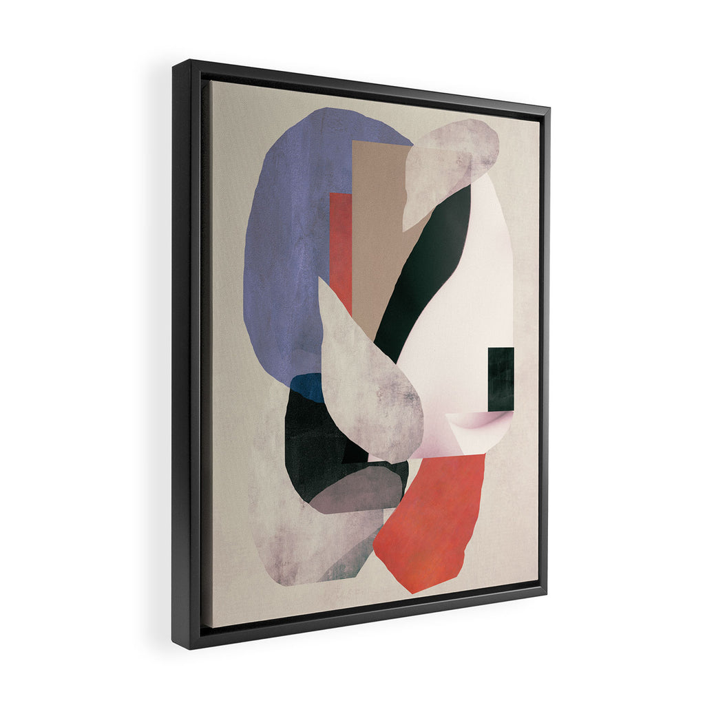 Abstract Collage 2 Framed Canvas Print Gallery Image 2