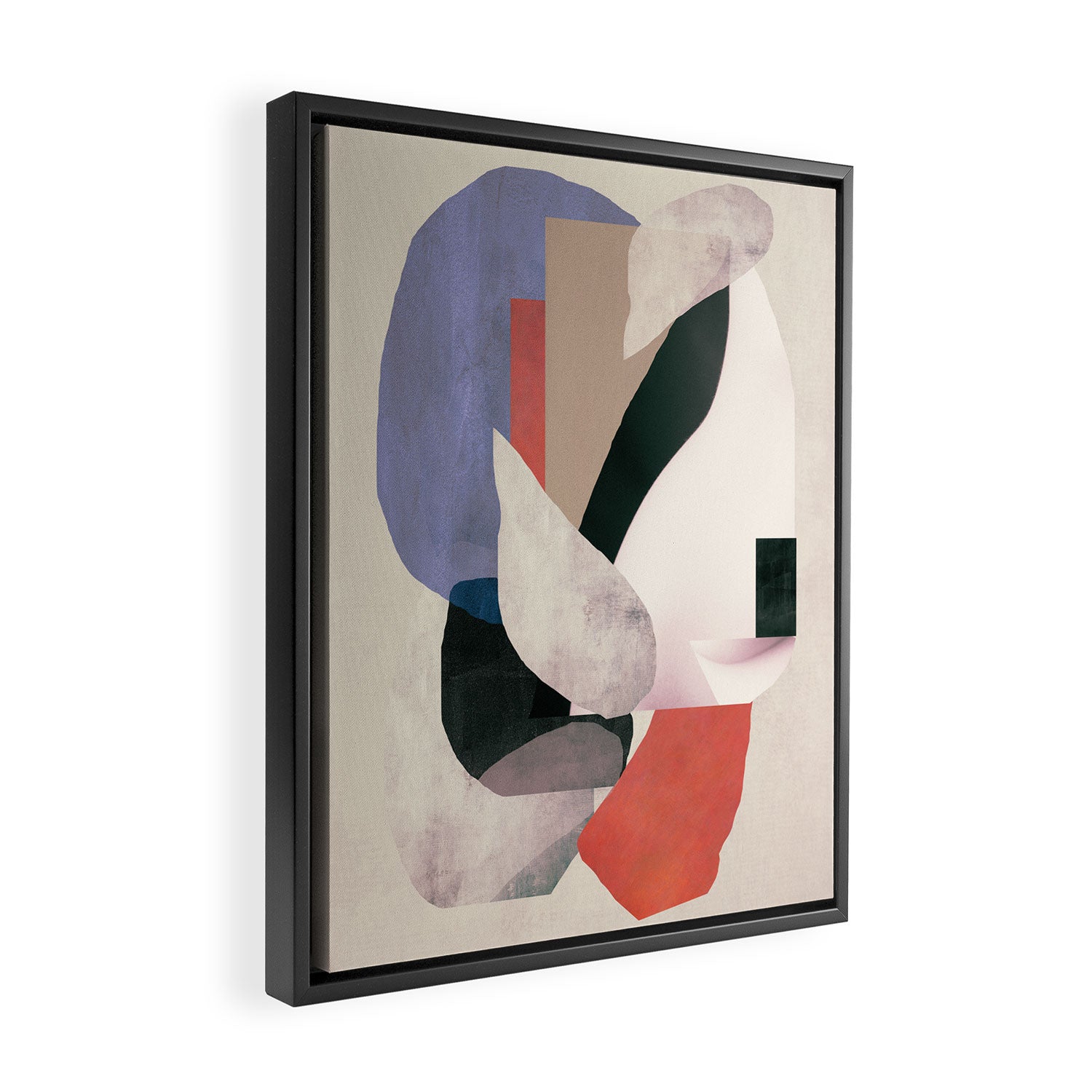 Abstract Collage 2 Framed Canvas Print Gallery Image 2