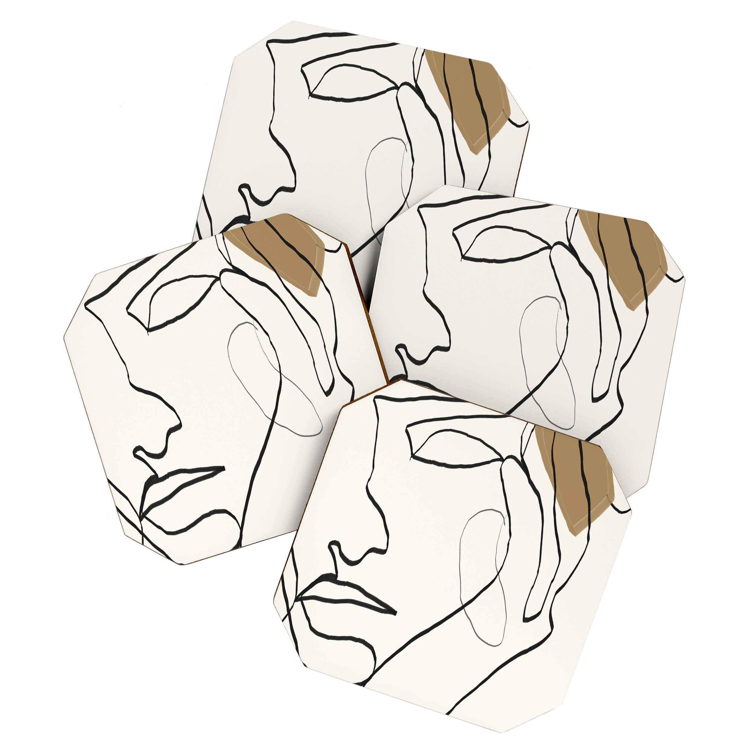 Abstract Face Coaster Gallery Image 1
