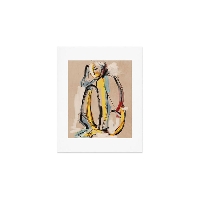 Abstract Female Figure Art Print Gallery Image 1
