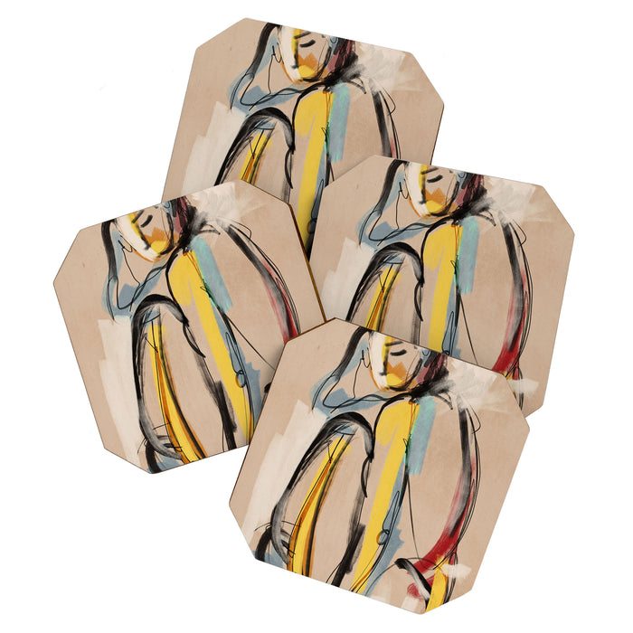 Abstract Female Figure Coaster Gallery Image 1