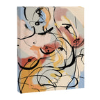 Abstract Female Figure Line Art Canvas Print Gallery Image 6
