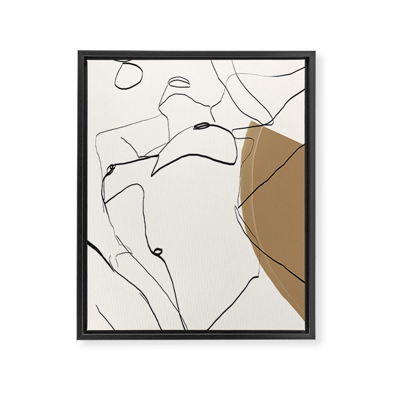 abstract nude 2 Framed Canvas Print Gallery Image 6