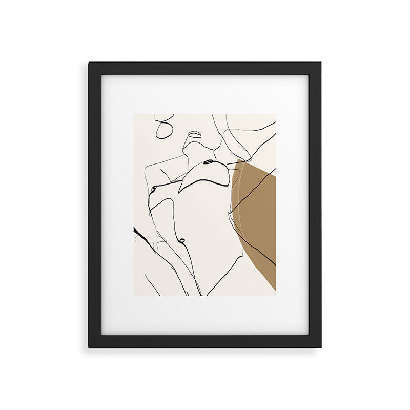 abstract nude 2 Framed Art Print Gallery Image 5