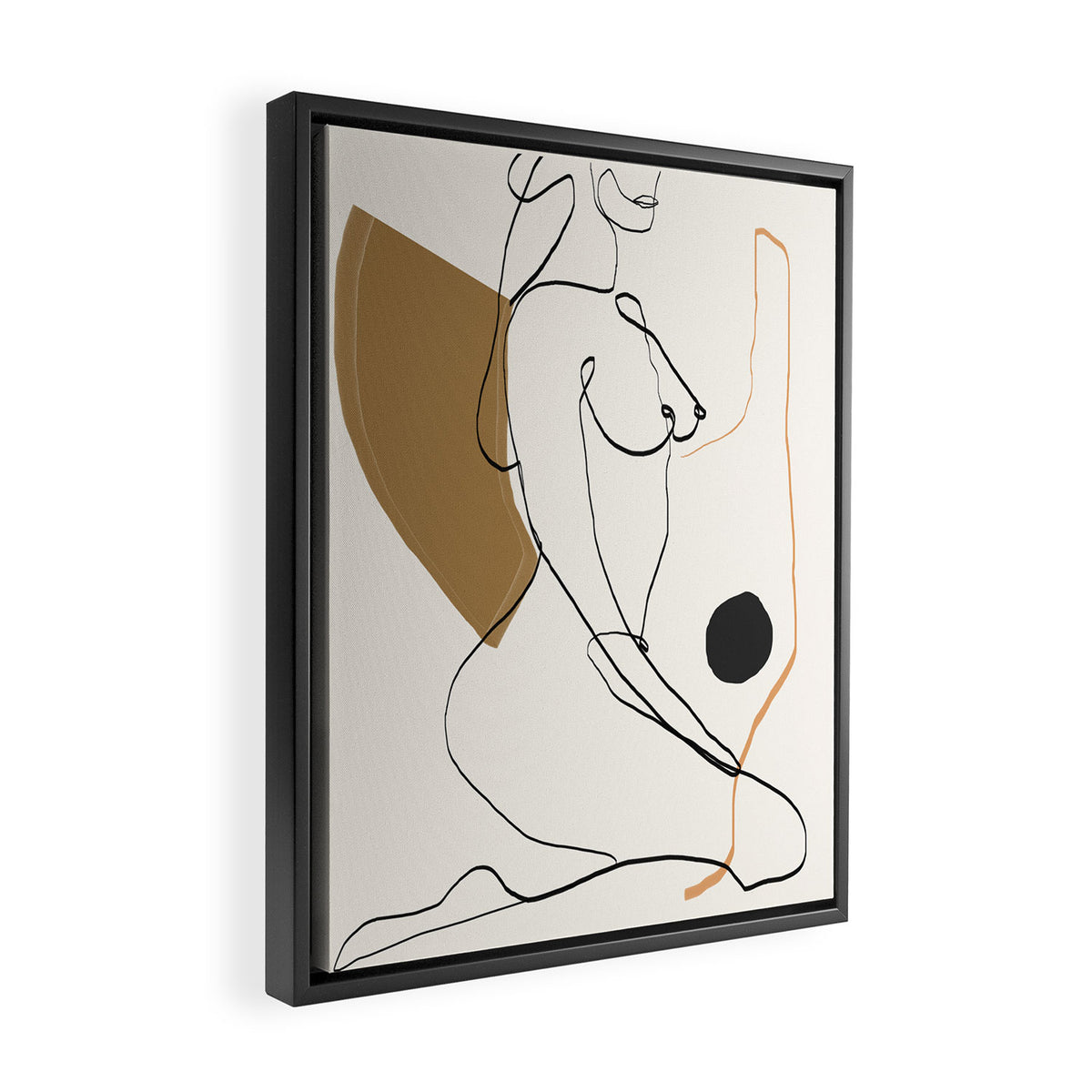 abstract nude 3 Framed Canvas Print Gallery Image 2