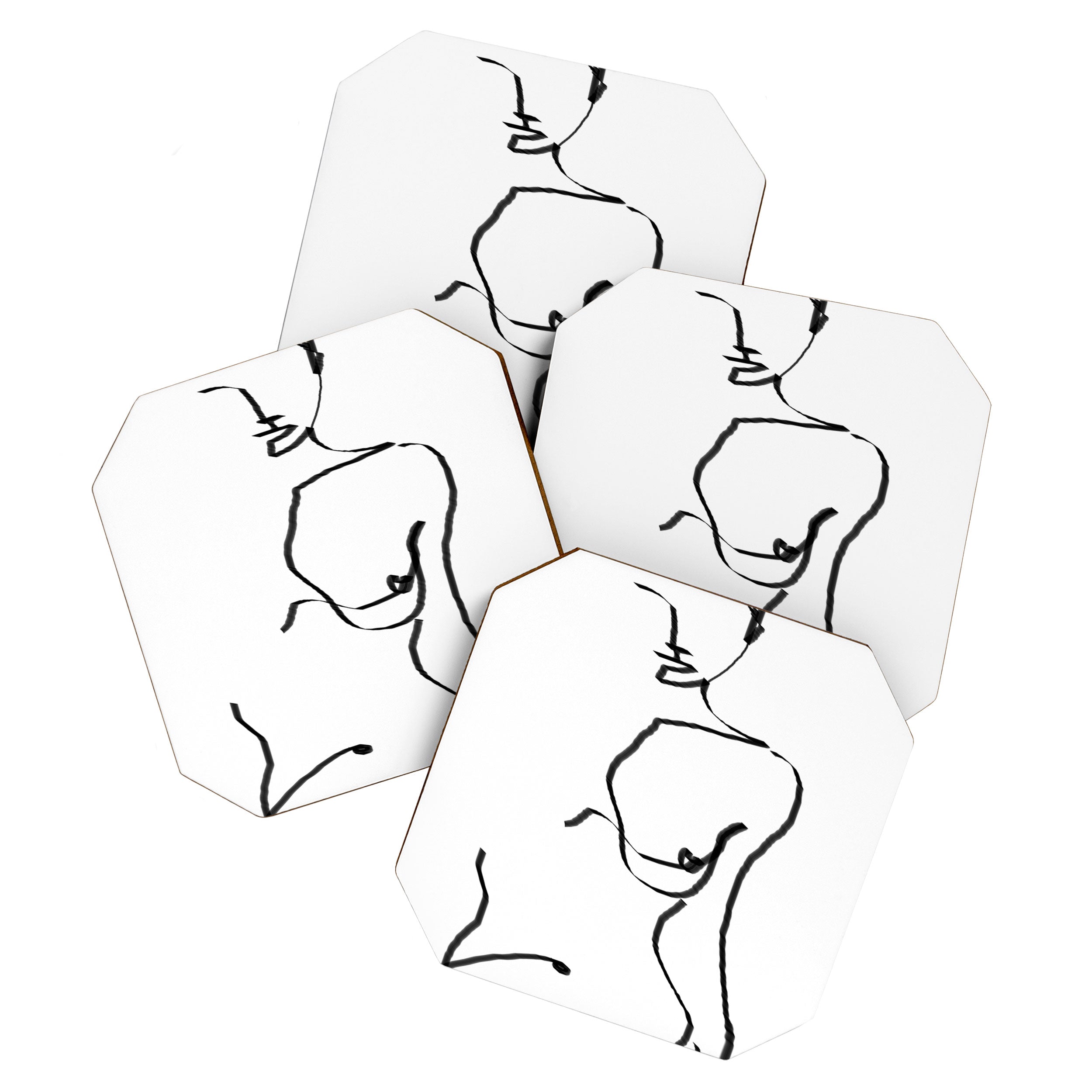abstract nude Coaster Gallery Image 1