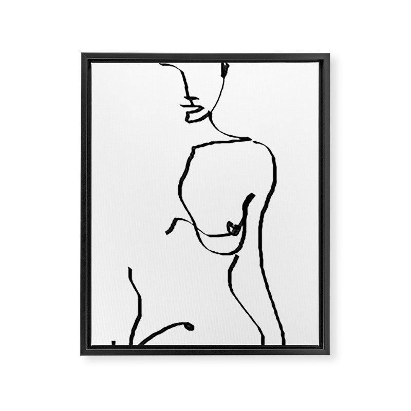abstract nude Framed Canvas Print Gallery Image 6