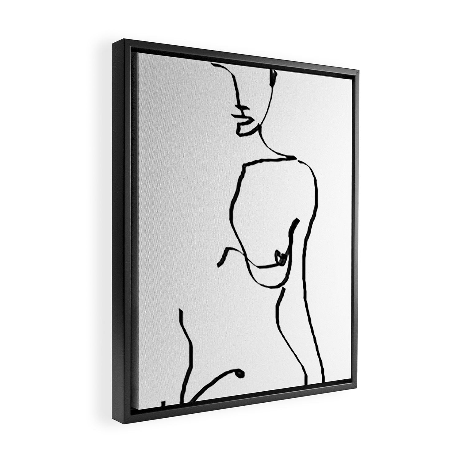 abstract nude Framed Canvas Print Gallery Image 2