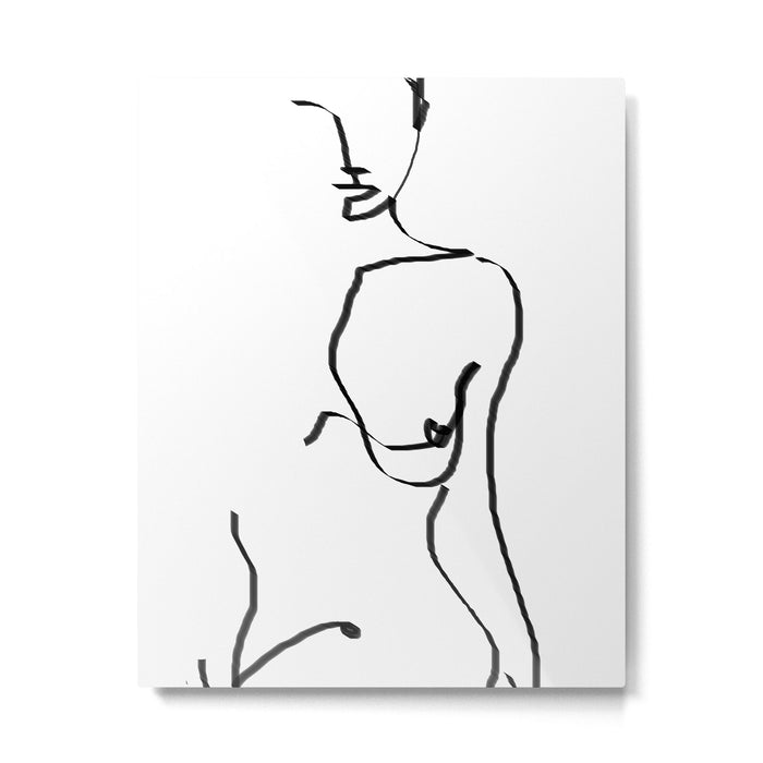 abstract nude Metal Print Gallery Image 1