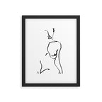 abstract nude Framed Art Print Gallery Image 5