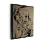 Abstract Portrait 3 Framed Canvas Print Gallery Image 2