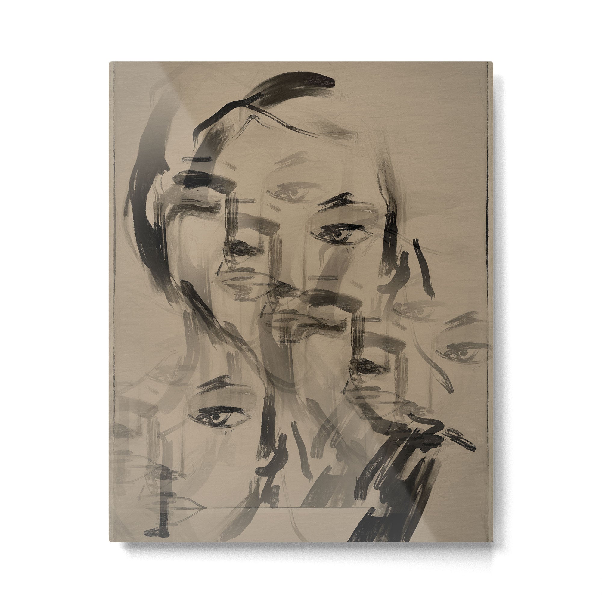 Abstract Portrait 3 Metal Print Gallery Image 4