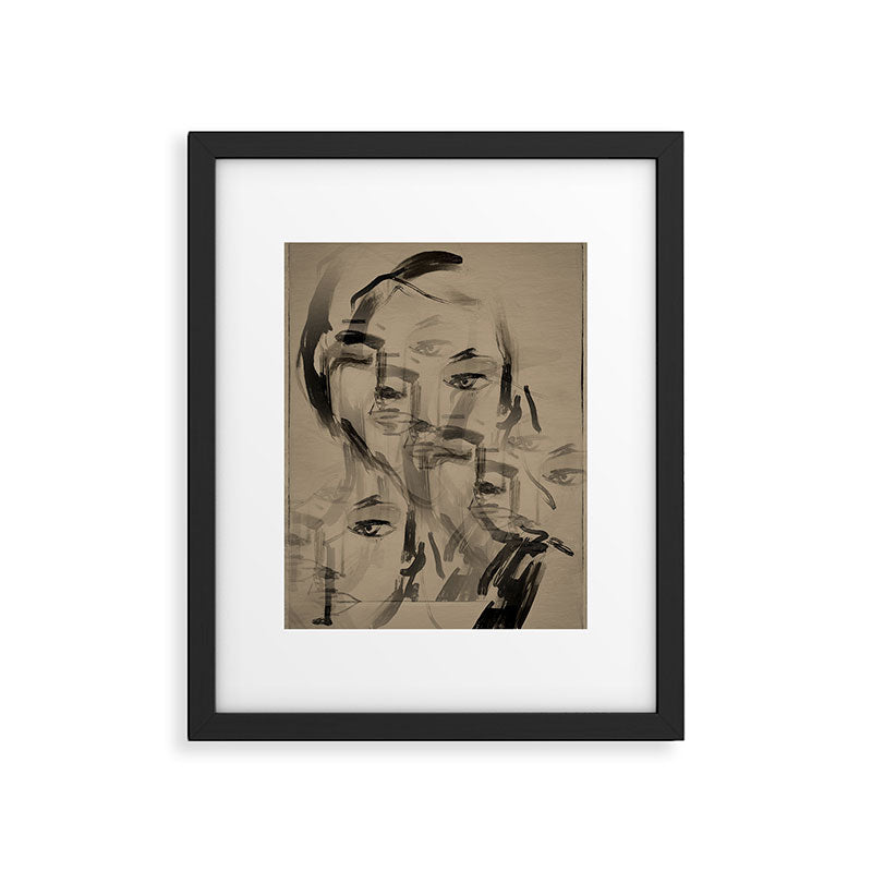Abstract Portrait 3 Framed Art Print Gallery Image 5