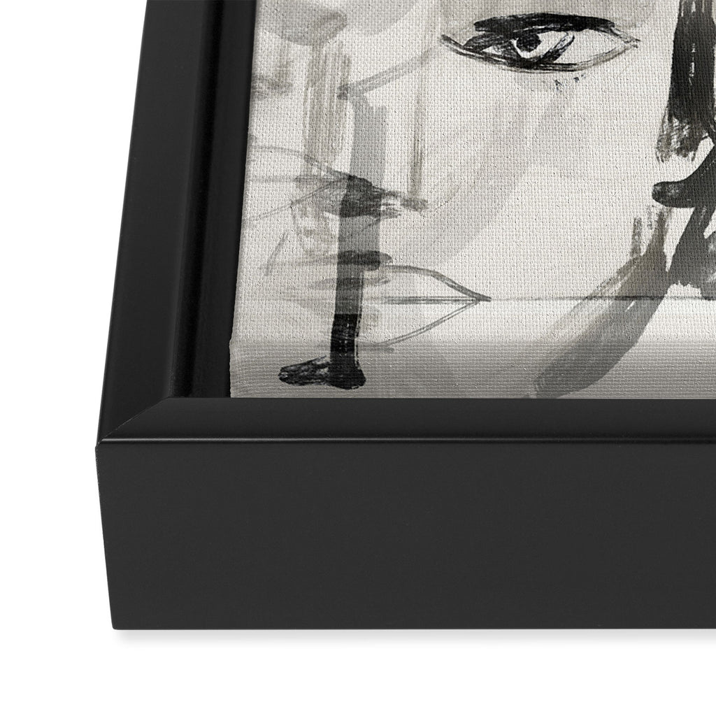 Abstract Portrait 4 Framed Canvas Print Gallery Image 3