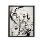 Abstract Portrait 4 Framed Canvas Print Gallery Image 6