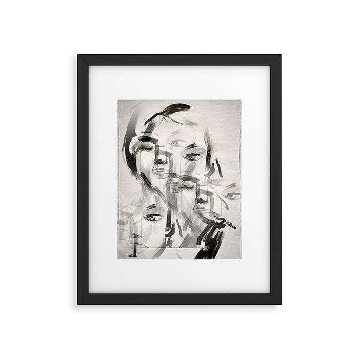 Abstract Portrait 4 Framed Art Print Gallery Image 1