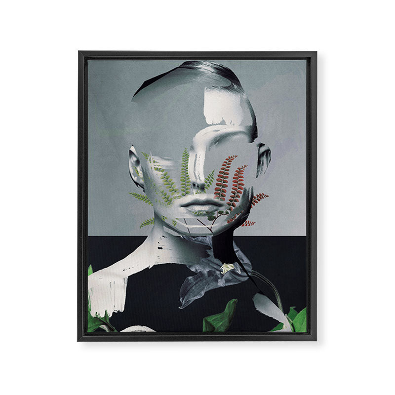 Abstract Portrait 8 Framed Canvas Print Gallery Image 6