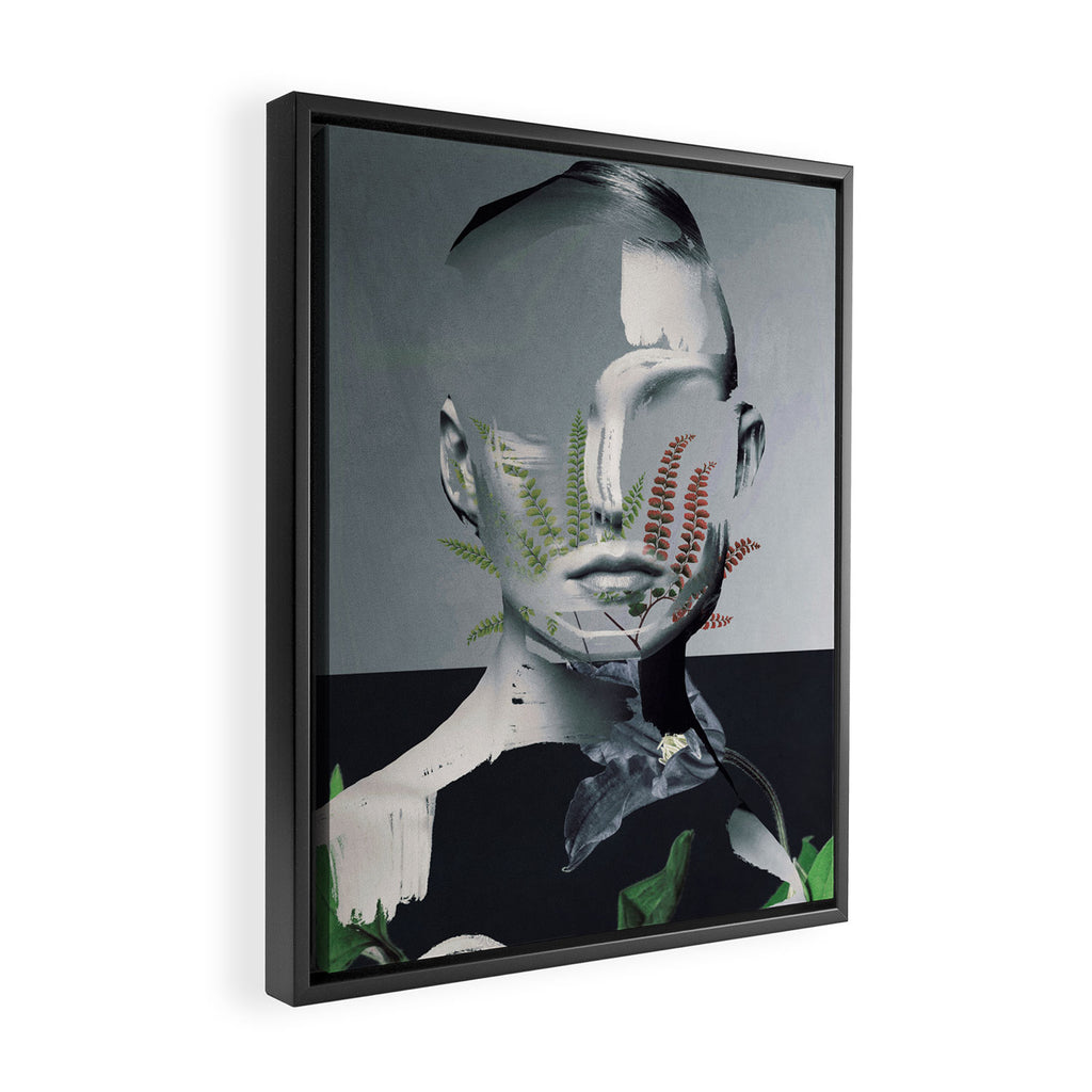 Abstract Portrait 8 Framed Canvas Print Gallery Image 2
