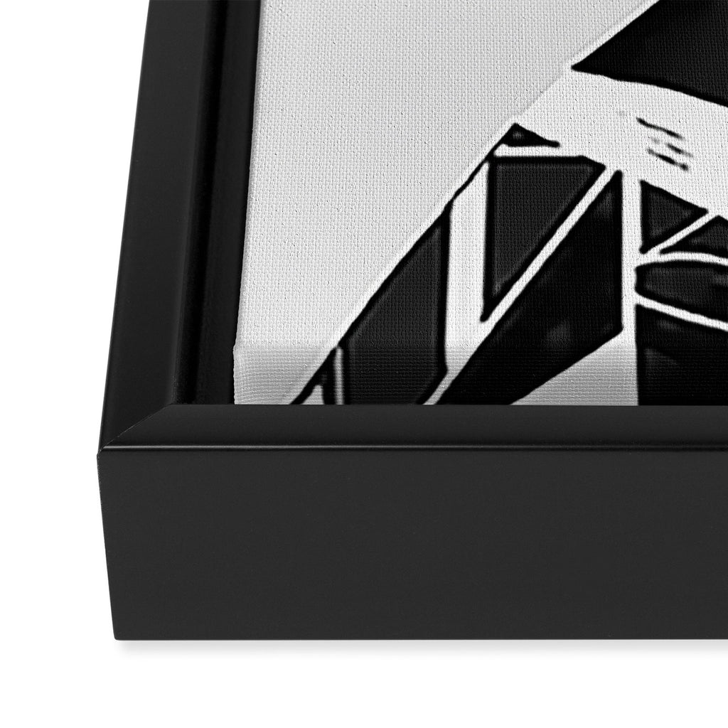 abstract portrait Framed Canvas Print Gallery Image 3