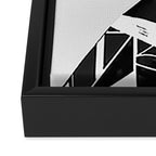 abstract portrait Framed Canvas Print Gallery Image 3
