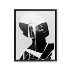 abstract portrait Framed Canvas Print Gallery Image 6
