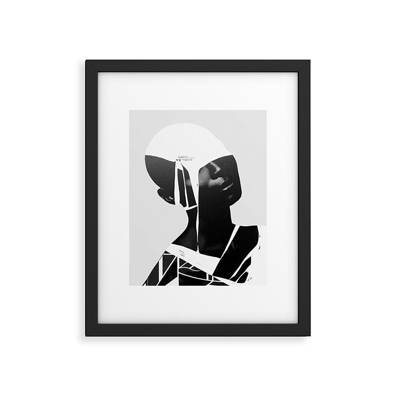 abstract portrait Framed Art Print Gallery Image 4