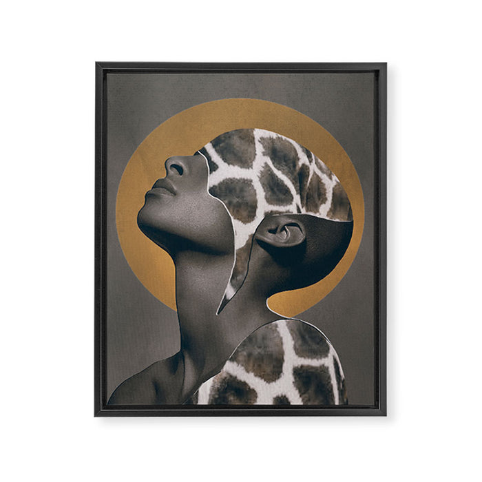 African Beauty Framed Canvas Print Gallery Image 1