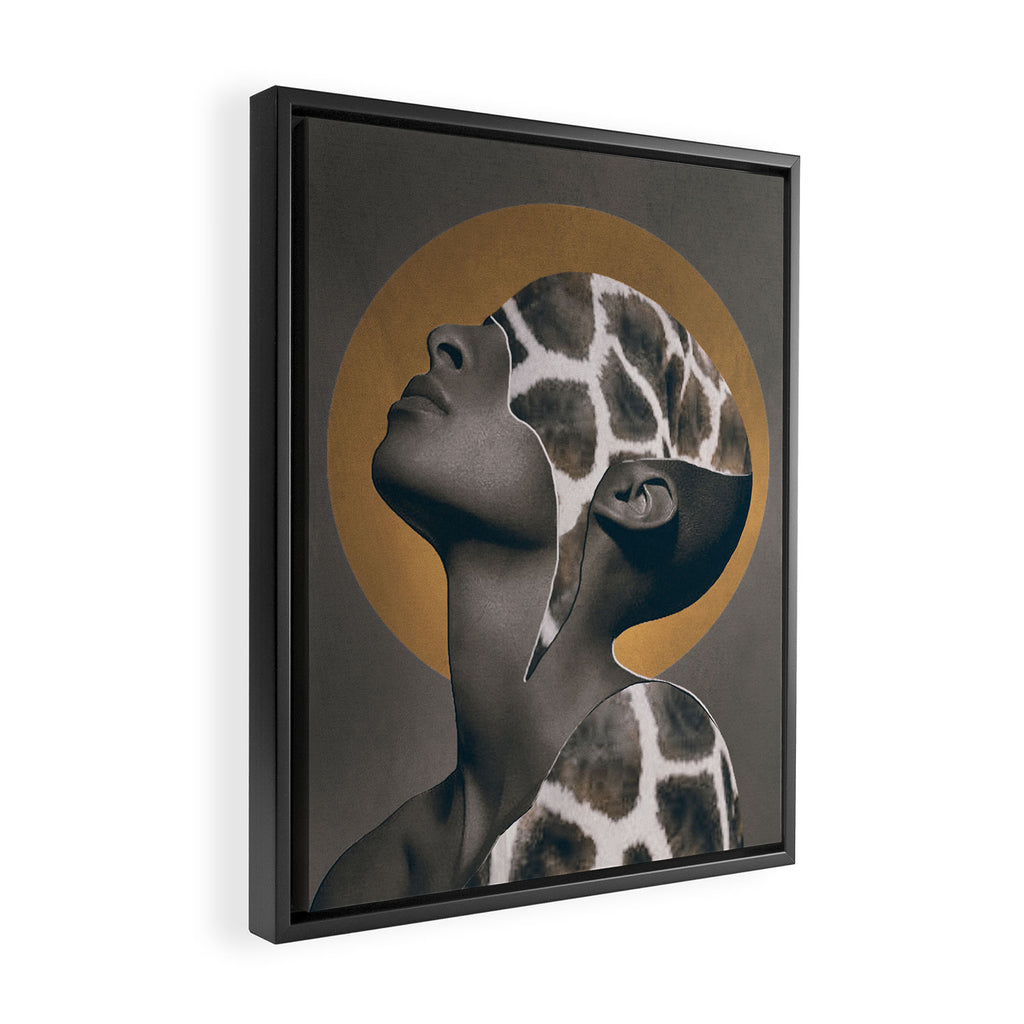 African Beauty Framed Canvas Print Gallery Image 2