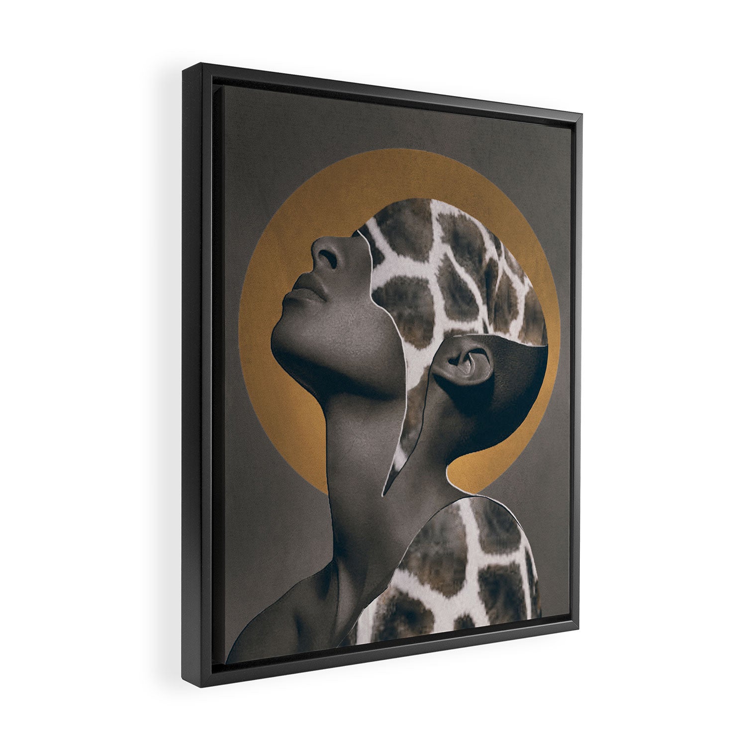 African Beauty Framed Canvas Print Gallery Image 2