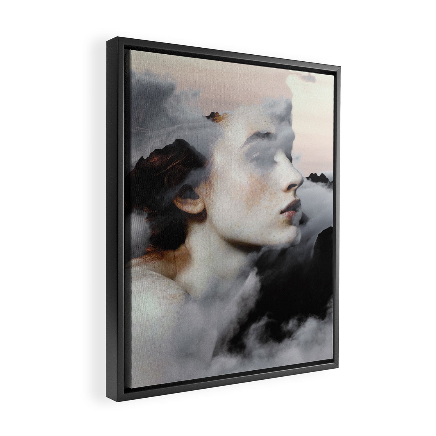 Among The Clouds Framed Canvas Print Gallery Image 2