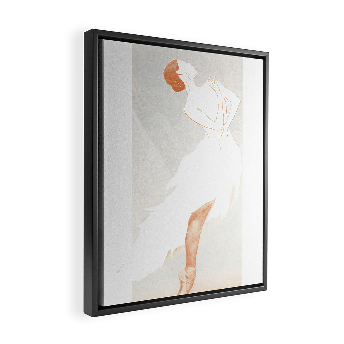 ballerina Framed Canvas Print Gallery Image 2