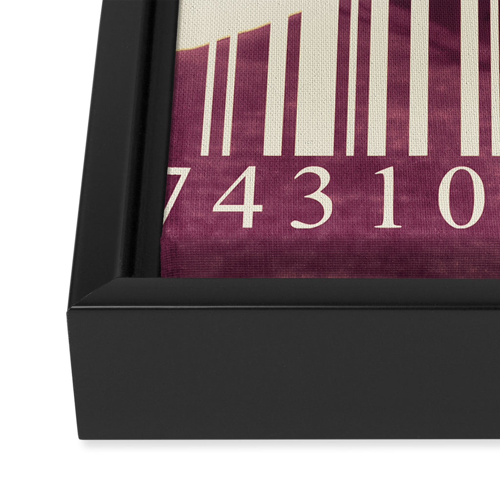 BARCODE Framed Canvas Print Gallery Image 3
